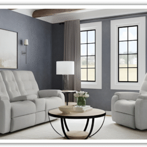 Arlo Power Reclining Loveseat with Power Headrests