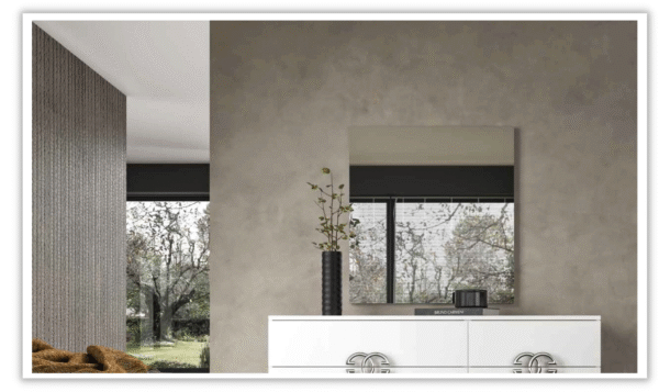 ESF Furniture Dafne Wall Mounted Rectangle Mirror