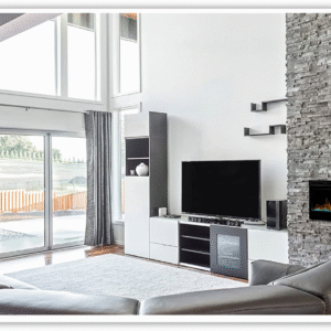 Dimplex Prism Series Linear Electric Fireplace in Black