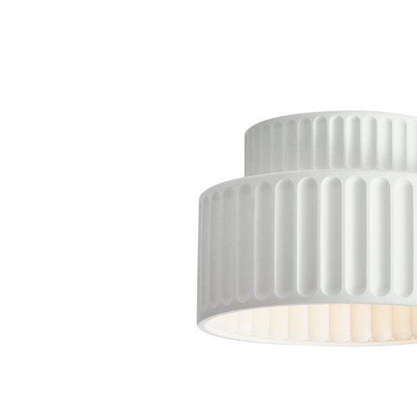 Nordic Cream Style 2-Layer Flush Mount Ceramic Ceiling Light - Image 15