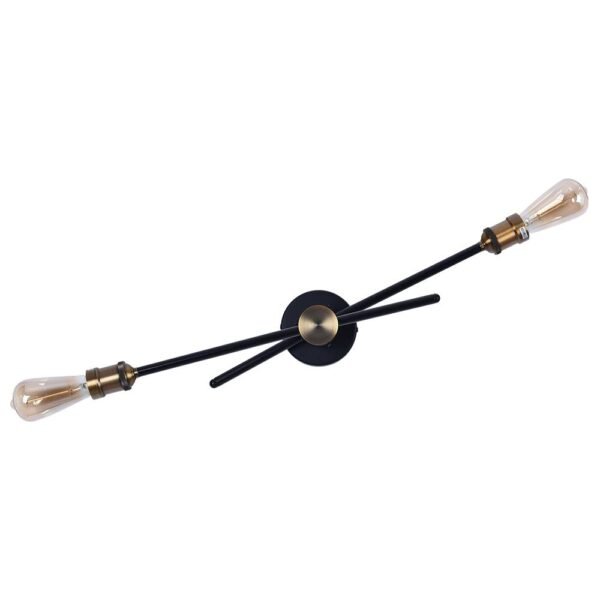 Modern House 2/3 Lights Black Linear Wall Sconce Light - Image 7