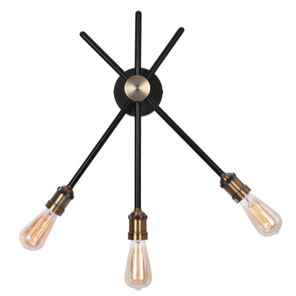 Modern House 2/3 Lights Black Linear Wall Sconce Light - Image 6