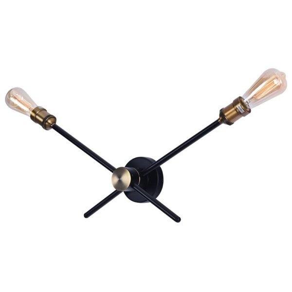Modern House 2/3 Lights Black Linear Wall Sconce Light - Image 5