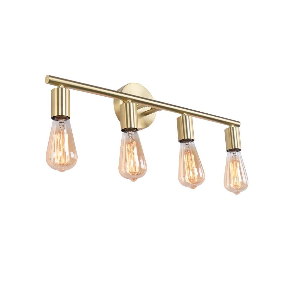 Retro Chic 4-Light Dimmable Gold Armed Wall Sconce Lighting - Image 5