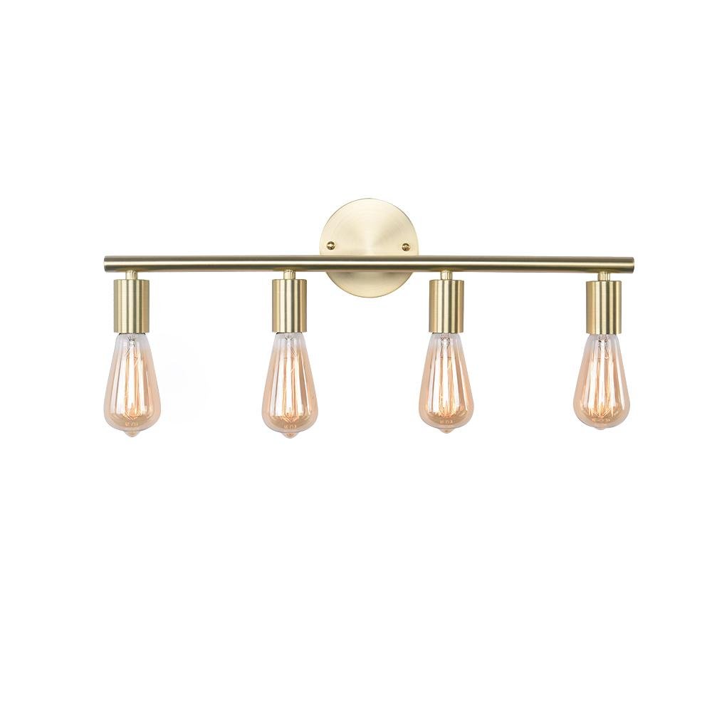 Retro Chic 4-Light Dimmable Gold Armed Wall Sconce Lighting - Image 3