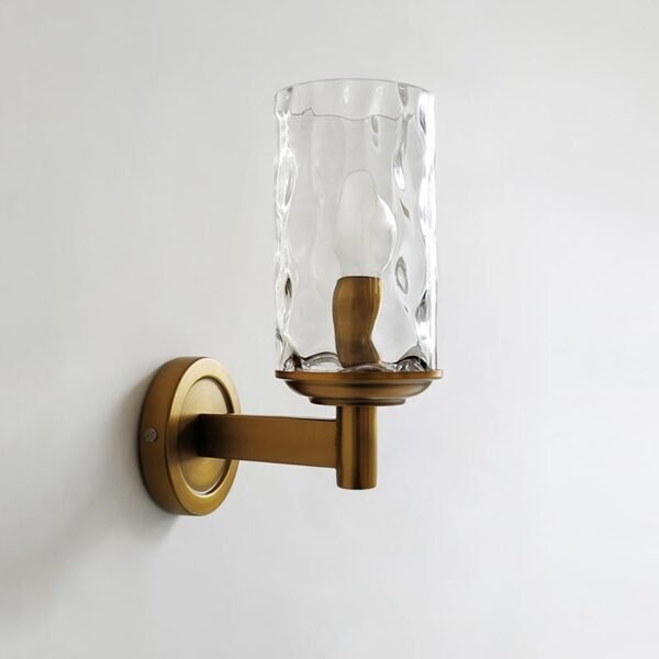 One Light Armed Wall sconces in Glass Shade - Image 8
