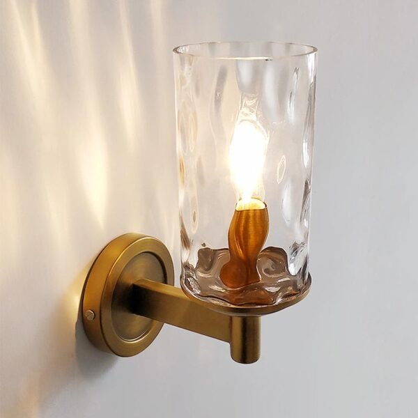 One Light Armed Wall sconces in Glass Shade - Image 6