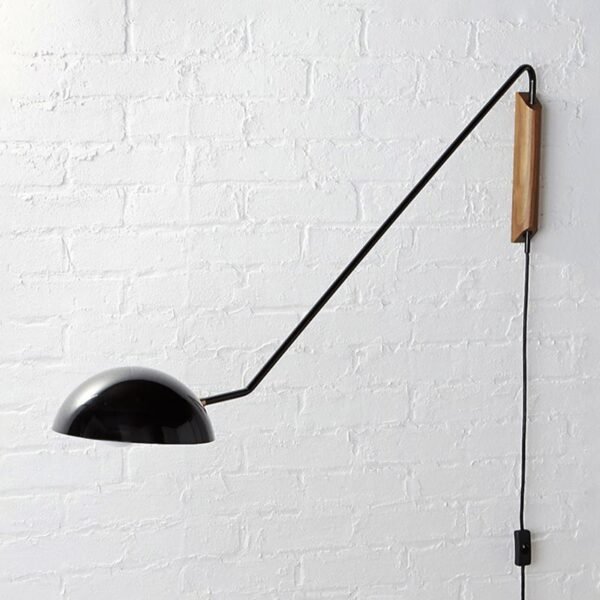 1-Light Long Arm Twist Wall Light - Image 2