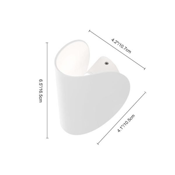 1-Light Rotatable Minimalist Modern Wall Sconce - Image 8