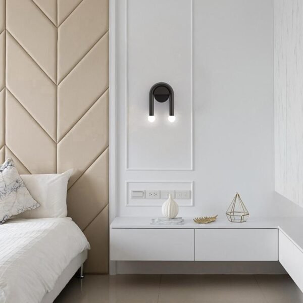 2-Light Arched Wall Sconce in U Shape - Image 4