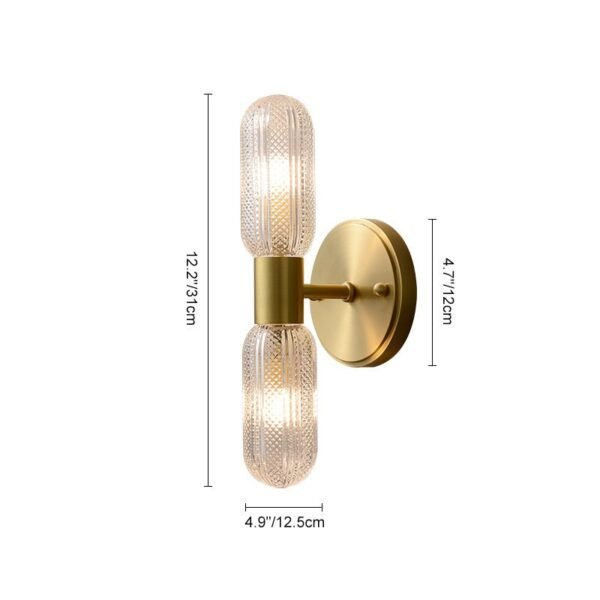 2-Light Cylinder Wall Sconce Up and Down - Image 10