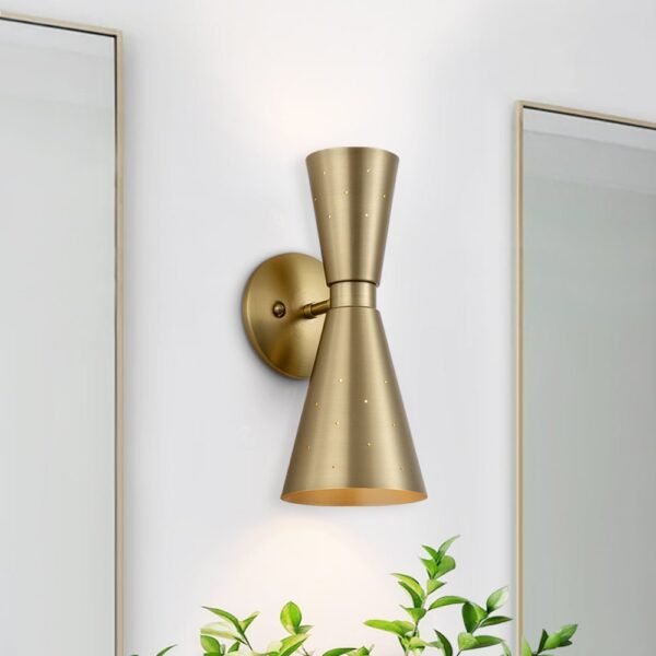 2-Light Starry Hourglass Wall Sconce - Image 3