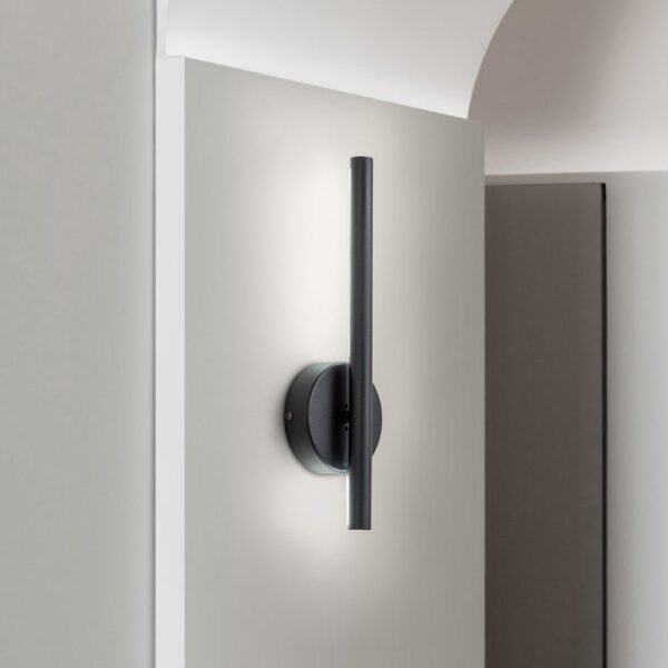 Black LED Armed Wall Sconce - Image 2