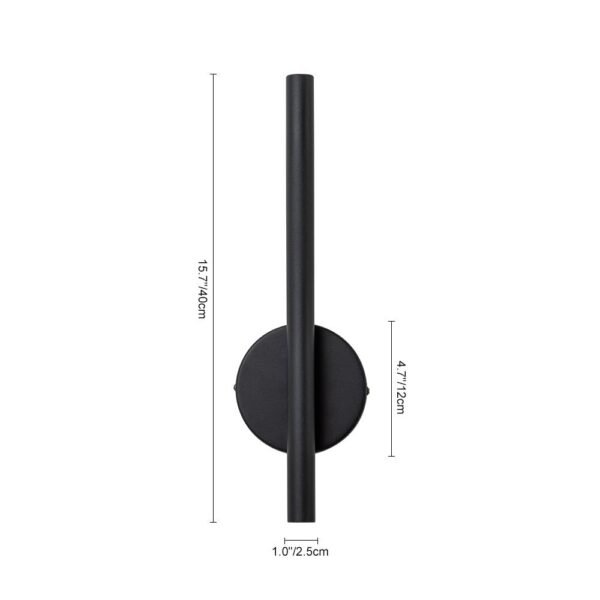Black LED Armed Wall Sconce - Image 3