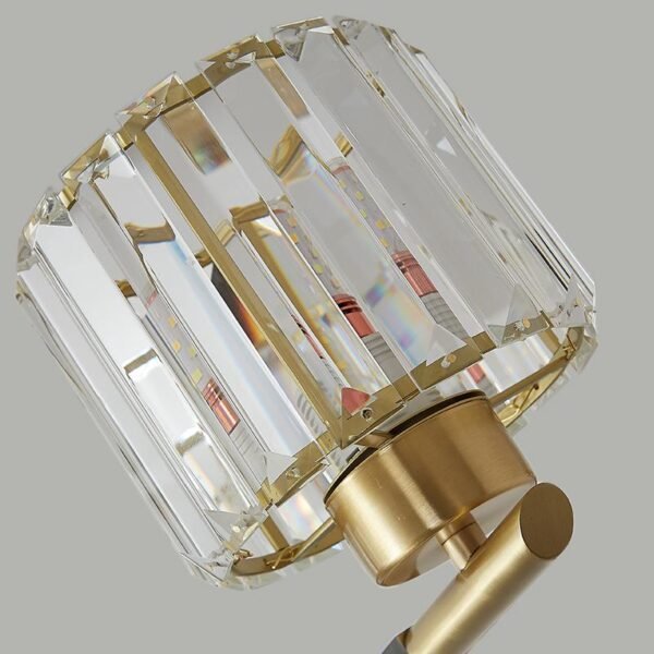 One Light Clear Crystal Shade Wall Sconce - Image 9