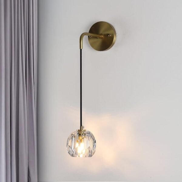 Crystal 1-light Mini Wall Sconce - Image 2