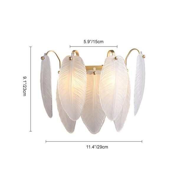 Feather-shaped Wall Sconce - Image 10