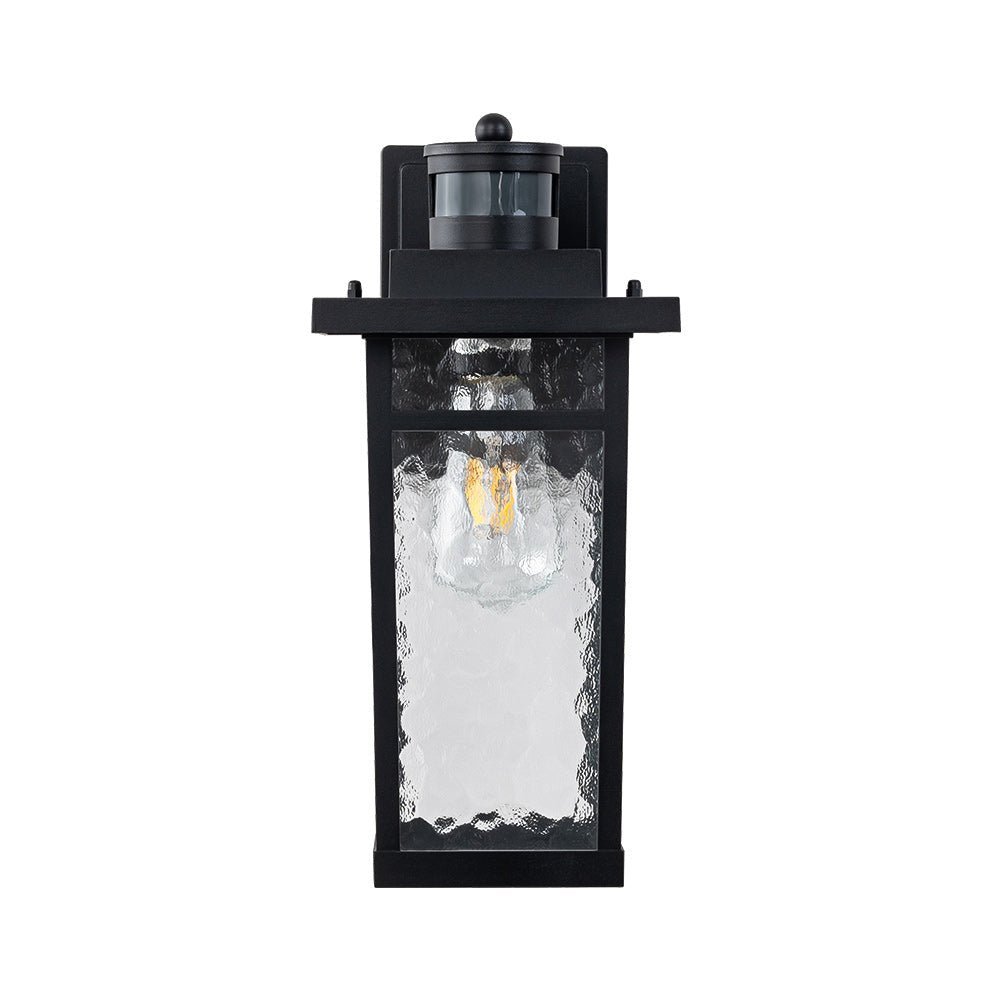 IP20 Hammer Glass Lantern Outdoor Wall Sconce - Image 11