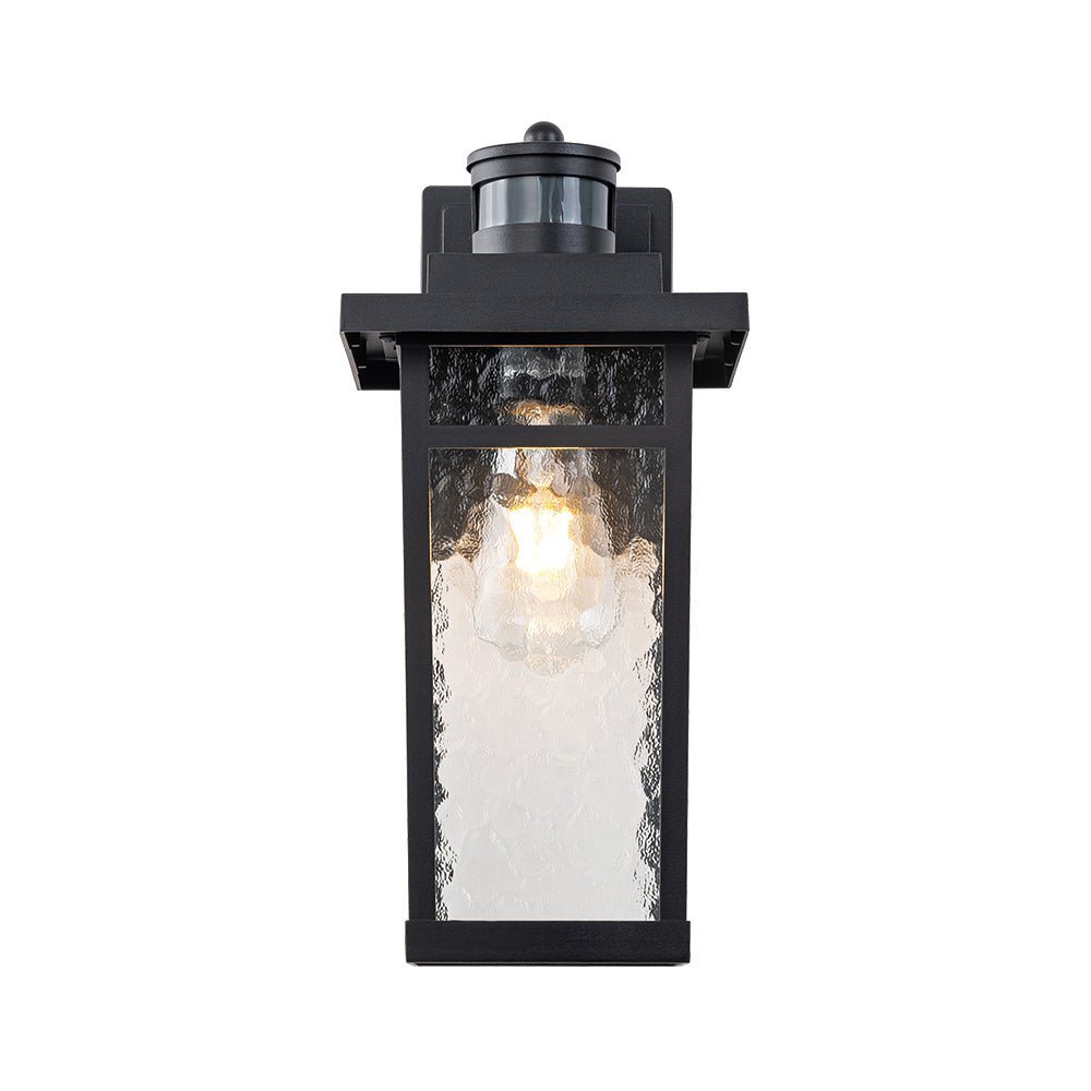 IP20 Hammer Glass Lantern Outdoor Wall Sconce - Image 10
