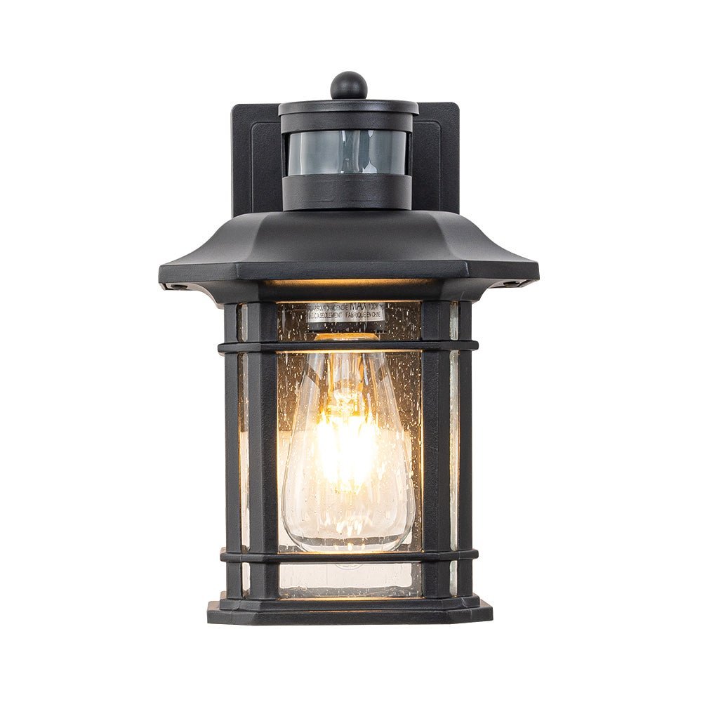 IP20 Seeded Glass Outdoor Wall Sconce - Image 8