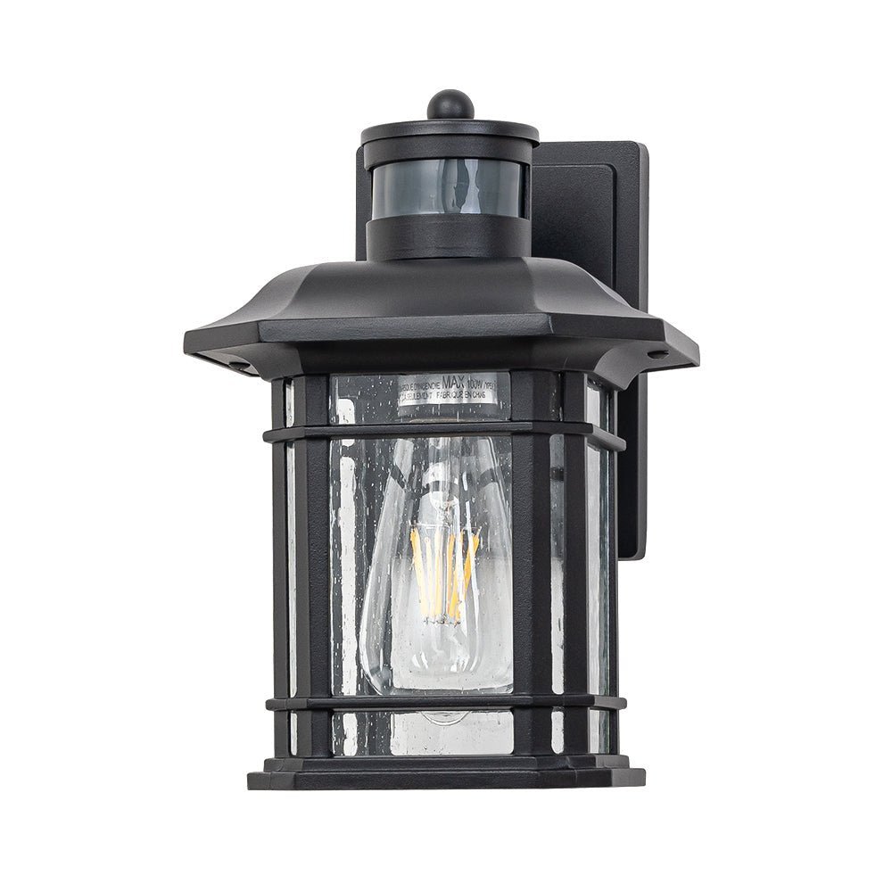 IP20 Seeded Glass Outdoor Wall Sconce - Image 9