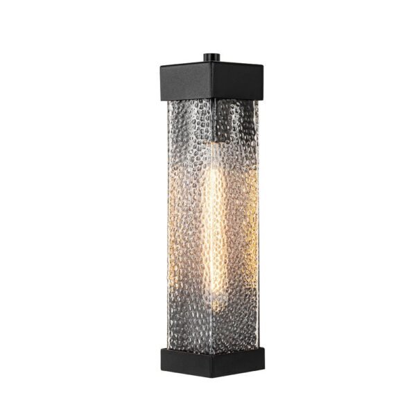 IP23 Cuboid Ripple Glass Outdoor Wall Sconce - Image 10