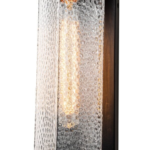IP23 Cuboid Ripple Glass Outdoor Wall Sconce - Image 12