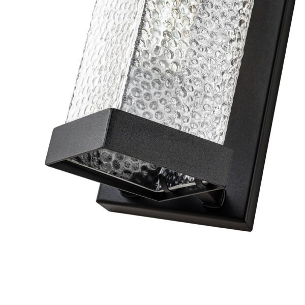 IP23 Cuboid Ripple Glass Outdoor Wall Sconce - Image 15