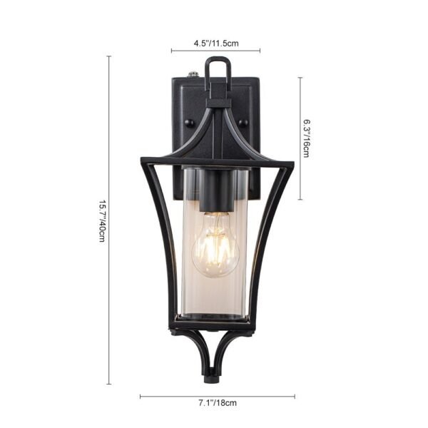 IP44 Lantern Outdoor Wall Sconce - Image 12