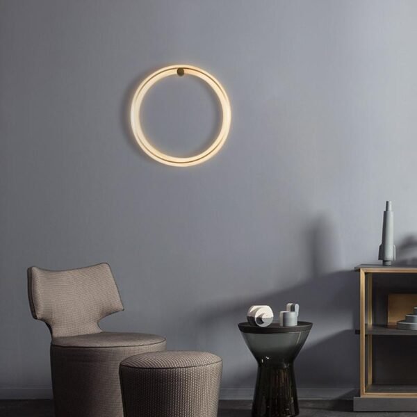 LED Round Circle Ring Wall Sconce - Image 4