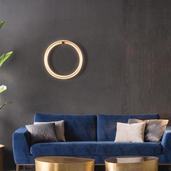 LED Round Circle Ring Wall Sconce - Image 2