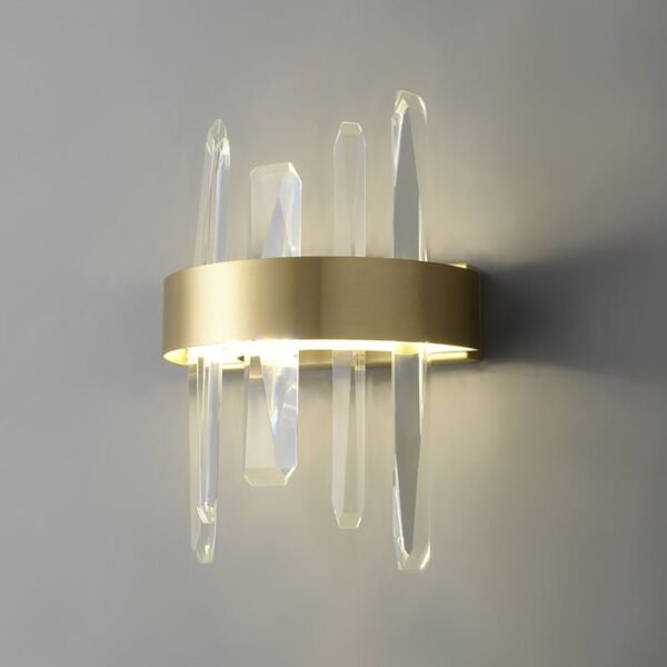 LED Wall Lamp with Crystal Strips - Image 6