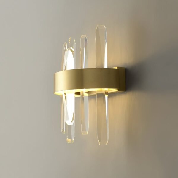 LED Wall Lamp with Crystal Strips - Image 5