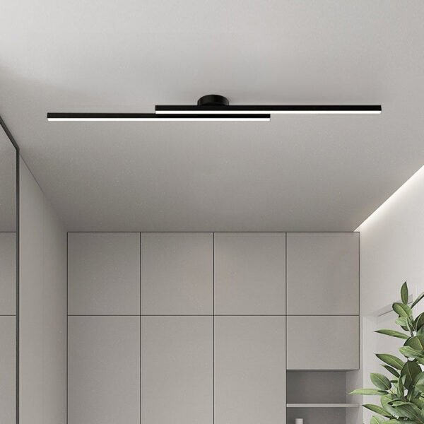 Long Strip LED Black Flush Mount - Image 7
