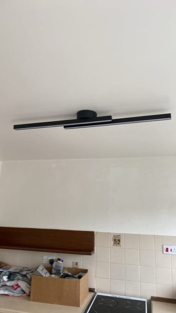 Long Strip LED Black Flush Mount - Image 3