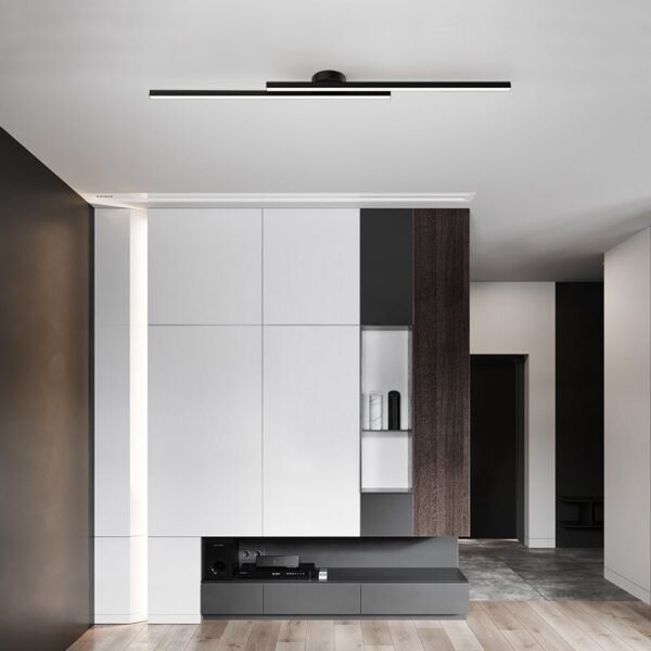 Long Strip LED Black Flush Mount - Image 6