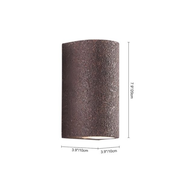 Modern LED Cylinder Stone Wall Sconce - Image 15