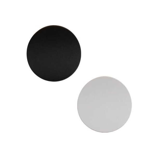 Modern Round Wall Sconce with Solar Shape - Image 8