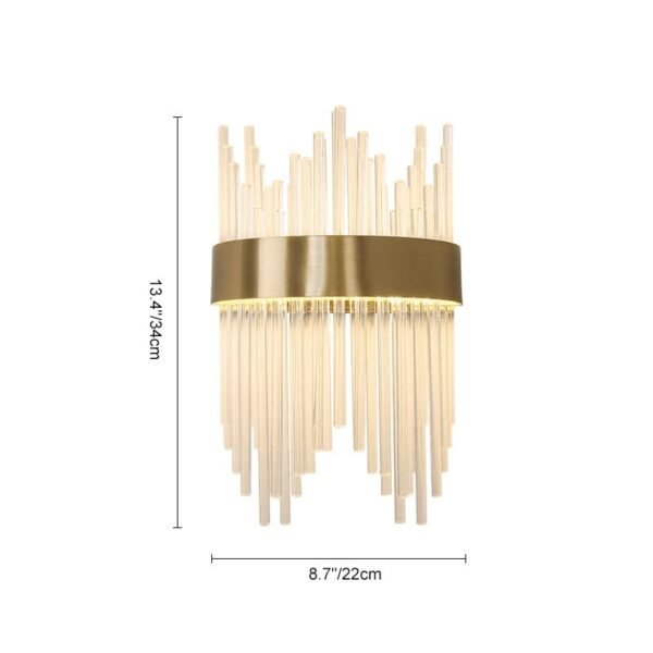 Multiple Glass Strips LED Wall Sconces - Image 11