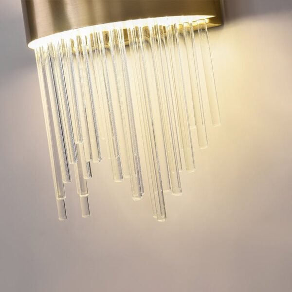 Multiple Glass Strips LED Wall Sconces - Image 4