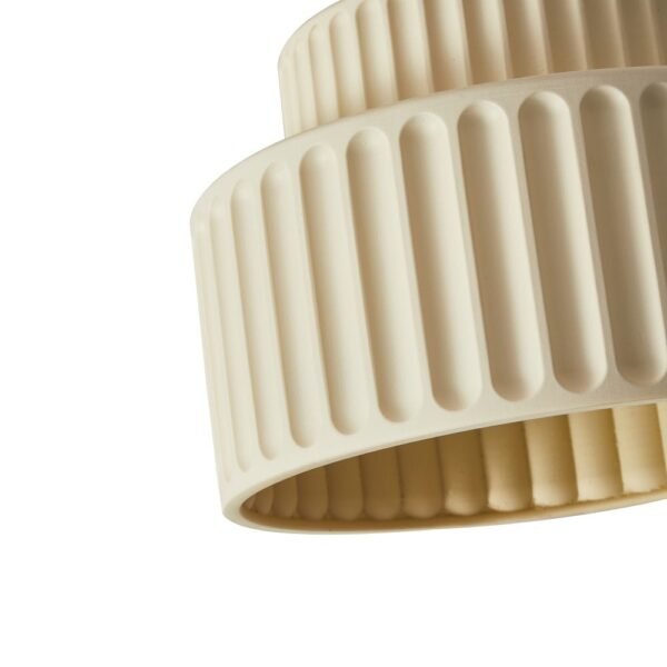 Nordic Cream Style 2-Layer Flush Mount Ceramic Ceiling Light - Image 13