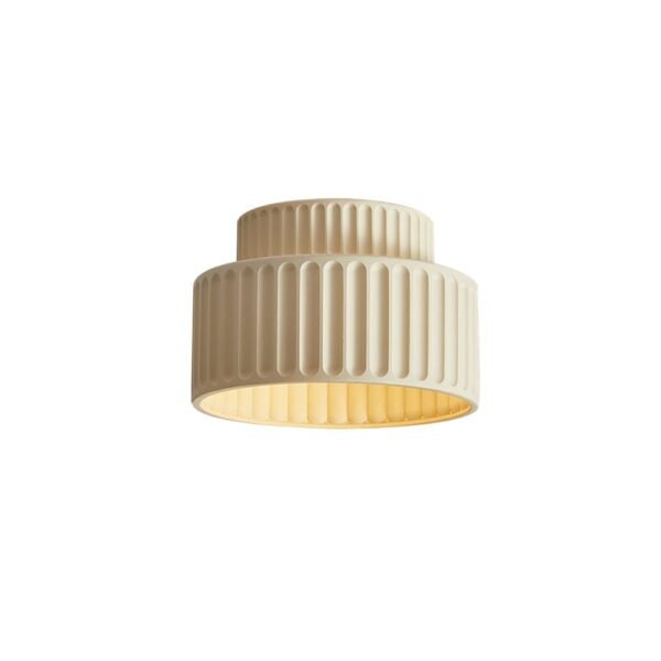 Nordic Cream Style 2-Layer Flush Mount Ceramic Ceiling Light - Image 18