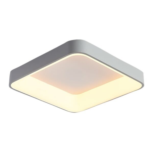 Scandinavian Acrylic Flat LED Square Flush Mount - Image 4