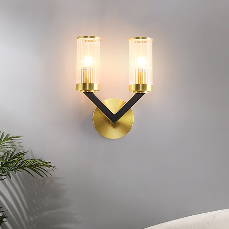 V-shape Cylinder Creative Vanity Wall Sconce - Image 3