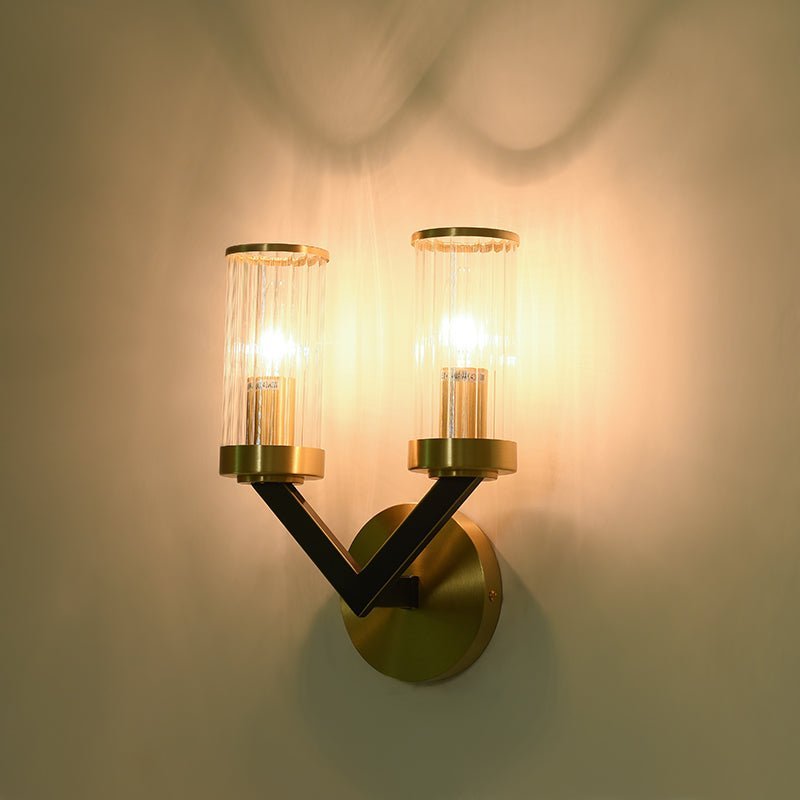 V-shape Cylinder Creative Vanity Wall Sconce - Image 4