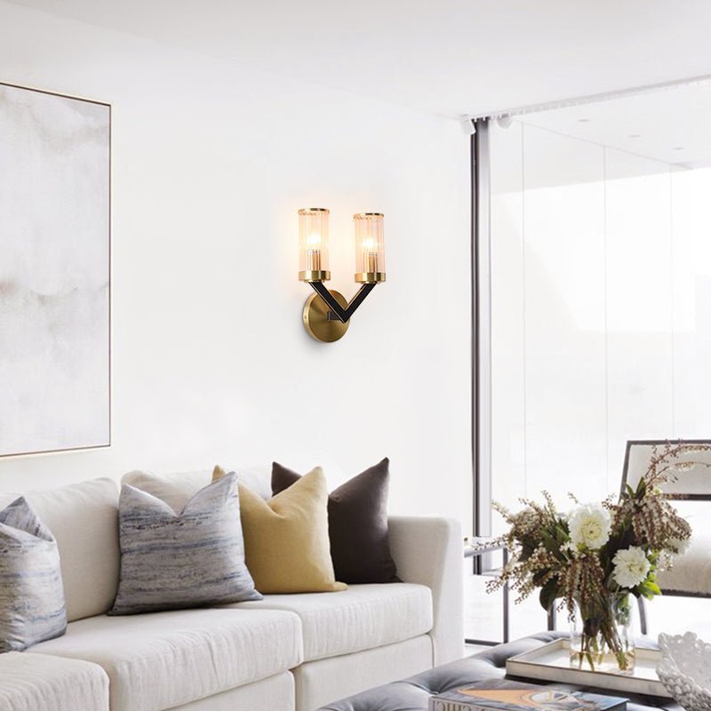 V-shape Cylinder Creative Vanity Wall Sconce - Image 2