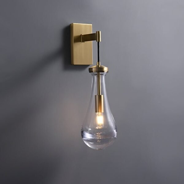 Water Drop Glass Shade Wall Sconce - Image 4