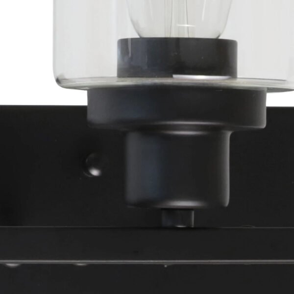 2/3 Light Clear Glass Wall Light Fixture - Image 11